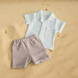 Little Thumper Seaside Sand Muslin Set