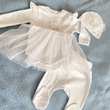 Little Thumper White Blossom Tutu Set