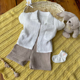 Little Thumper Seaside Sand Muslin Set